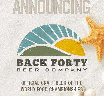 WFC Announces Back Forty Beer as Official Craft Beer Partner