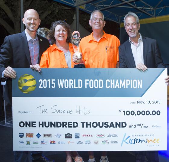 Barbecue team "The Smoking Hills" named 2015 World Food Champions